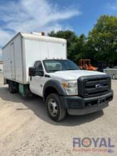 2014 Ford F550 14FT Inspection Box Truck