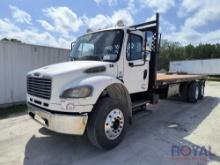 2007 Freightliner M2 106 T/A Piggyback Flatbed Truck