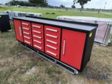 2024 Chery Industrial 10FT 15 Drawers Stainless Steel Workbench