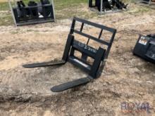 2023 Wolverine 30in Fork and Frame Mini Skid Steer Attachment