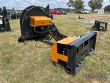 2023 Landhonor ABC-13-125A 42in Articulating Brush Cutter Skid Steer Attachment
