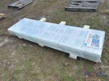 Lot of 30pcs Clear Multiwall Polycarbonate Panel 35in x 8ft