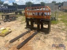2024 Land Honor PF-11-3500G 4000LB 42in Forks and Frame Skid Steer Attachment