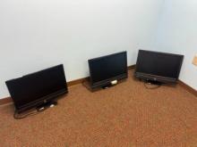 3 HP monitors