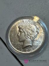1923 piece silver Dollar