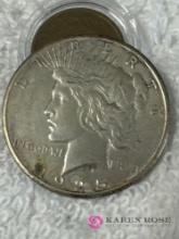 Single 1925 piece Silver dollar