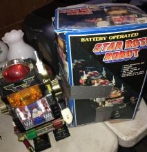 battery operated star roto robot