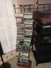 Assorted CDs /holder