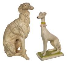 Composite Dog Statues
