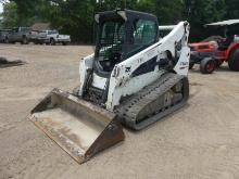 2015 Bobcat T750 Skid Steer, s/n ANKA14147: Canopy, Aux. Hydraulics, Rubber