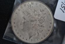 1880 Morgan Dollar; AU