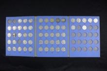 Nickel Collection Book including 17 Buffalo Nickels, 3 35% Silver Nickels, and 25 Regular Nickels