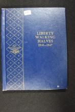 Complete Short Set 1941-1947-D Walking Liberty Half Dollars