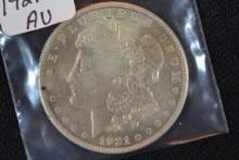 1921-S Morgan Dollar; AU