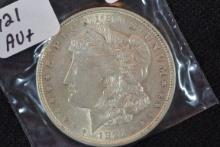 1921 Morgan Dollar; AU