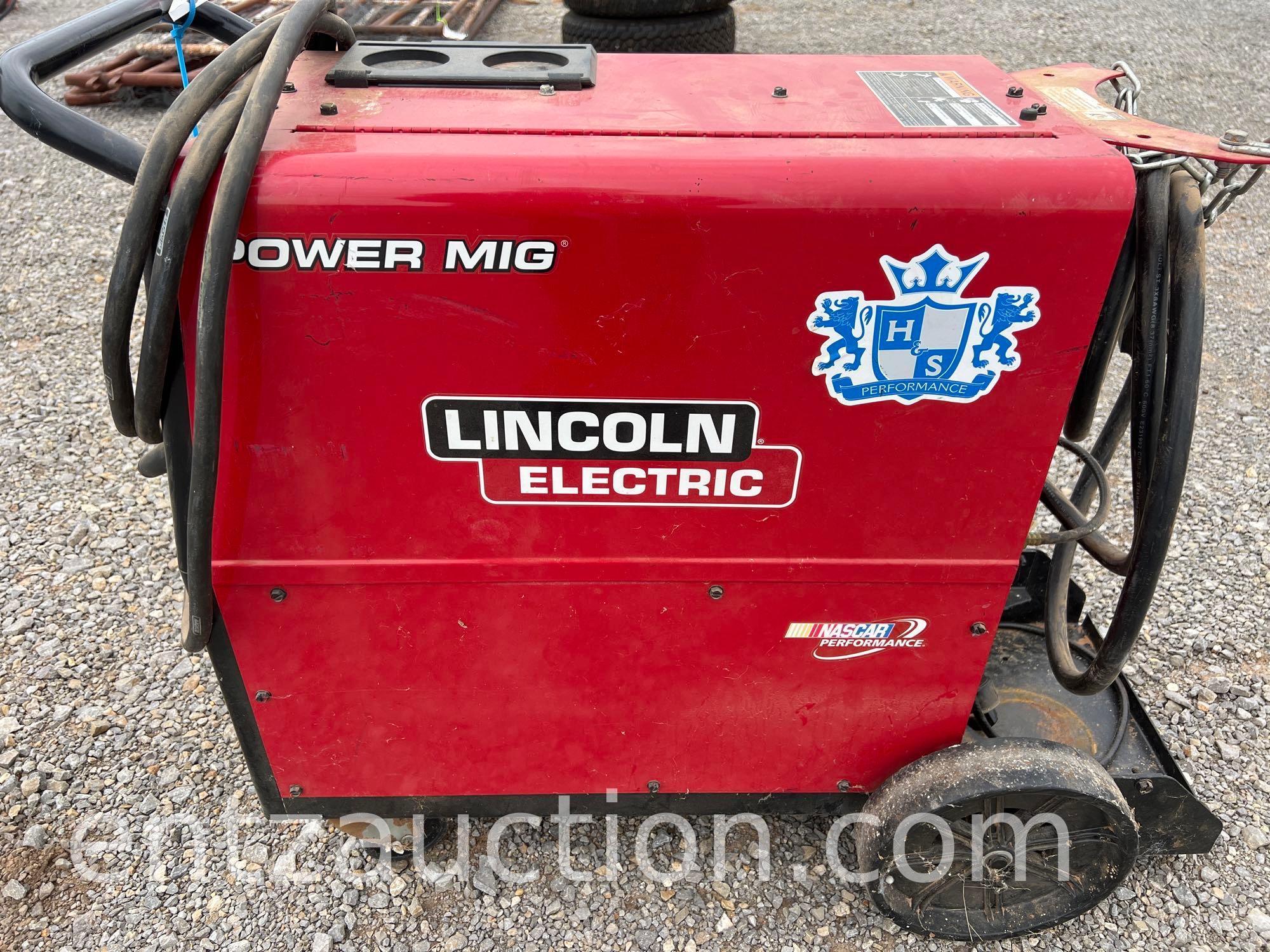 LINCOLN POWER MIG 216 WELDER W/ LEADS