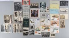 LARGE LOT OF WWII GERMAN AUTOGRAPHS & PHOTOS