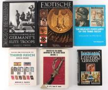 WWII THIRD REICH COLLECTOR REFERENCE BOOK LOT OF 6