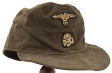 WWII GERMAN REICH WAFFEN SS TROPICAL M41 FIELD CAP