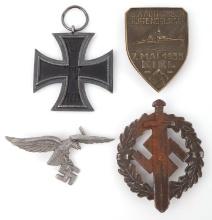 WWI AND WWII GERMAN THIRD REICH BADGE & PIN LOT 4