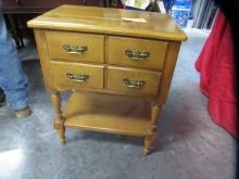 MAPLE END TABLE/NIGHT STAND   22 X 15 X 27