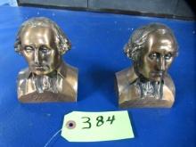 PAIR OF GEORGE WASHINGTON BANK FOR CITIZEN BANK