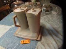 2 TUPPERWARE PITCHERS AND CONTAINER