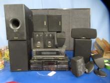MAGNAVOX STEREO AND SPEAKERS W/ KENWOOD STEREO AND SPEAKERS