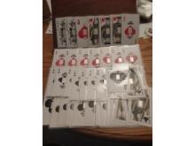 54 CARD SET OF PLAYING CARDS WITH 2.5 GRAIN SILVER INGOTS