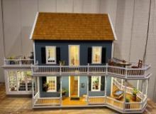 Victorian Dollhouse Restored  and furnished by Norm and Sharon Ewert