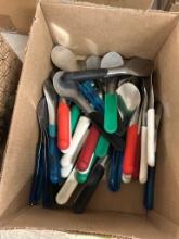 Box Of Large Cooking Flat Spoons