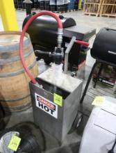 hot oil caddy w/ pump
