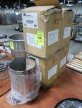 waste receptacles, pedal activated cover, new