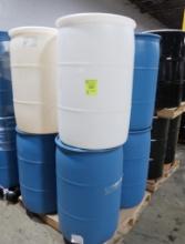 plastic barrels