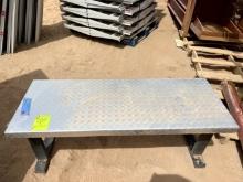 Aluminum and Steel Benches