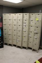 6 Door Metal Lockers