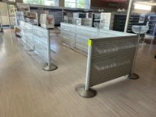 4ft Sections Of Customer Queuing Merchandising Stanchions