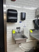 Hand Sink W/ Soap And Paper Towel Dispenser
