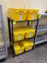 Wire Rack And Hazmat Containers