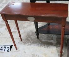 Wall Table with 4 Spindle Legs 32"x12"x30"