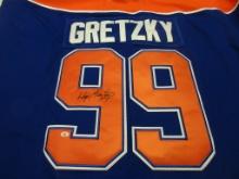 Wayne Gretzky of the Edmonton Oilers signed autographed hockey jersey PAAS COA 410