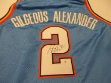 Shai Gilgeous-Alexander of the OKC Thunder signed autographed basketball jersey PAAS COA 341