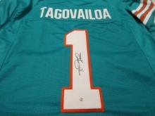 Tua Tagovailoa of the Miami Dolphins signed autographed football jersey PAAS COA 600