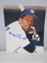 Mickey Rivers of the New York Yankees signed autographed 8x10 photo PAAS COA 497