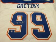 Wayne Gretzky of the Edmonton Oilers signed autographed hockey jersey PAAS COA 875