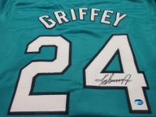 Ken Griffey Jr of the Seattle Mariners signed autographed baseball jersey TAA COA 105