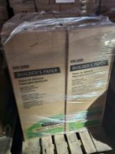Lot Sold by the Unit - Case of (9) Rolls of Easy Mask Builder's Paper - (4) Case per Pallet