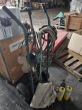 Welder's Cart and Accessories Lot