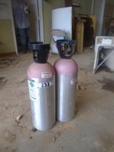 Two Helium Tanks