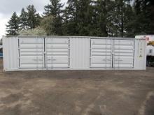40' HIGH CUBE SHIPPING CONTAINER W/ (2) SIDE DOORS, SER#: BNGU9200377